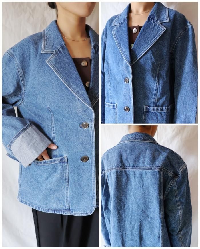 Ernie Palo：DENIM JACKET - BLUE - - ORANN ONLINE SHOP