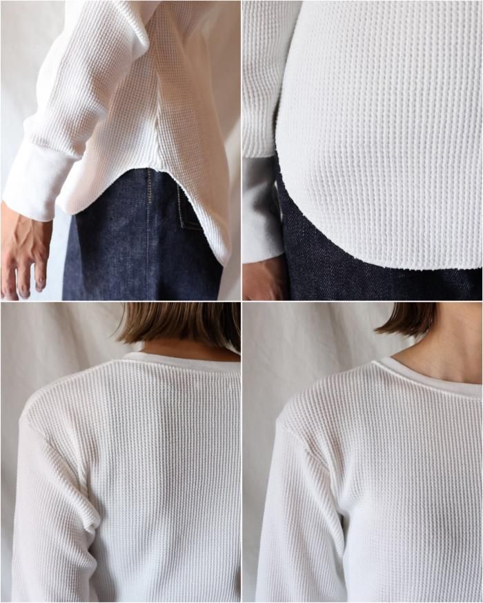 FUMIKA UCHIDA： THERMAL TOP - WHITE - ORANN ONLINE SHOP