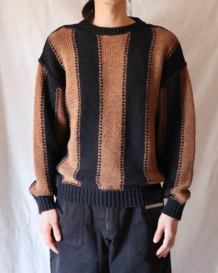 Cristaseya FETTUCCIA STRIPED SWEATER M Pessie Stripes