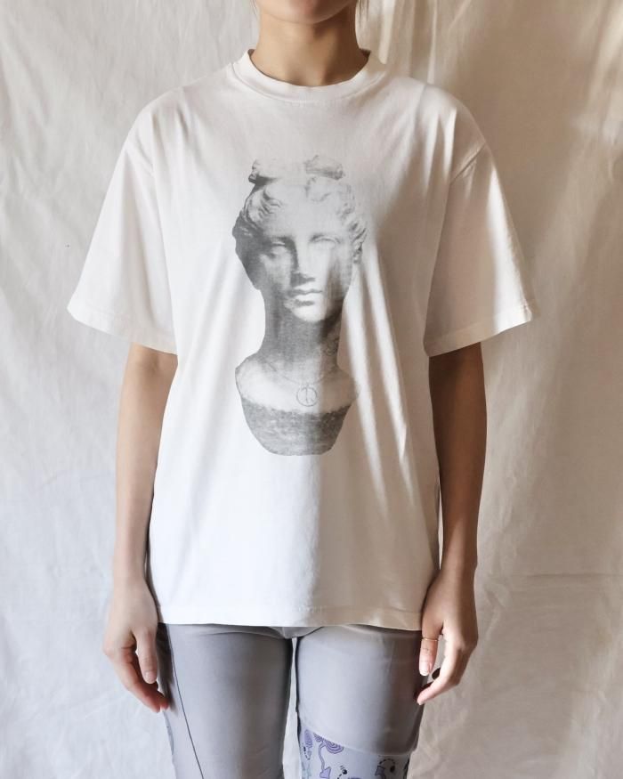 Aries:Aged Statue SS Tee - OFF WHITE - ORANN ONLINE SHOP Aries:Aged Statue SS Tee - OFF WHITE - ORANN ONLINE SHOP