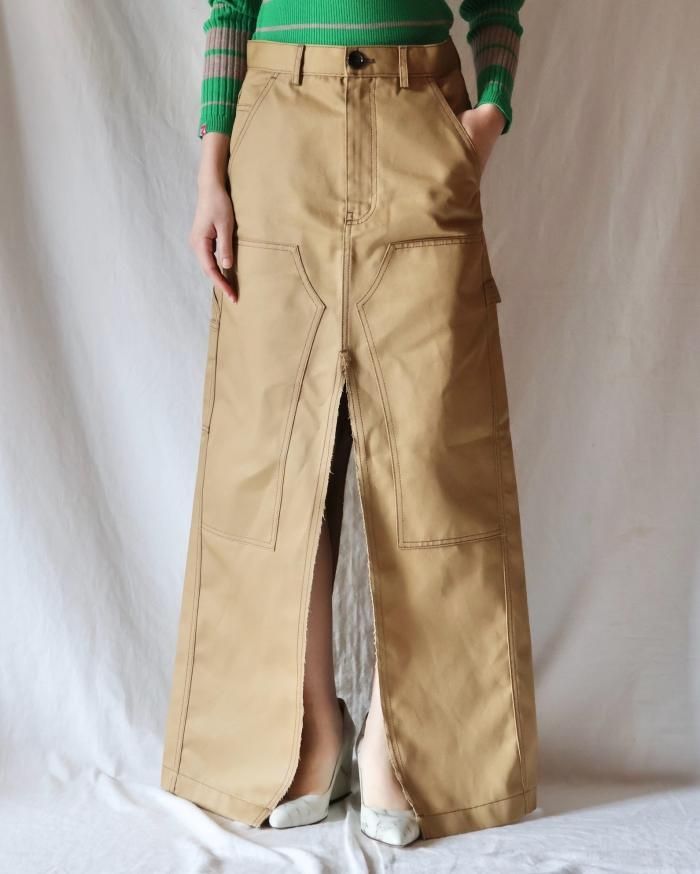 Meryll Rogge:LONG WORKWEAR SKIRT - CAMEL - ORANN ONLINE SHOP Meryll Rogge:LONG WORKWEAR SKIRT - CAMEL - ORANN ONLINE SHOP