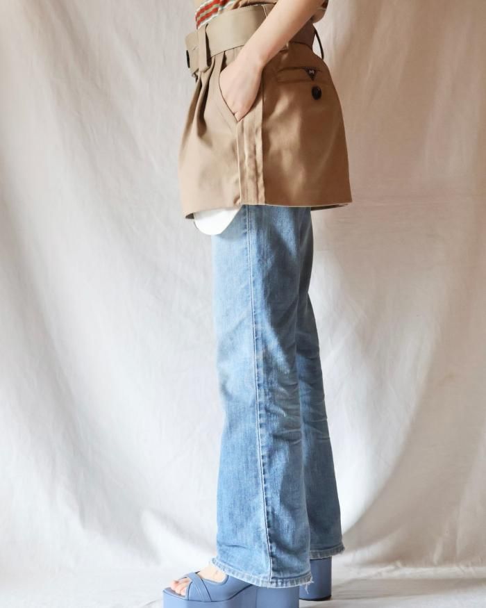 Meryll Rogge:TRENCH SKIRT - SAND - ORANN ONLINE SHOP Meryll Rogge:TRENCH SKIRT - SAND - ORANN ONLINE SHOP