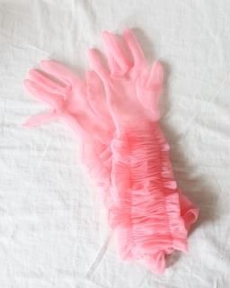 【美品】fumika uchida フミカウチダ　シャーリンググローブ FUMIKA UCHIDA SHIRRING GLOVES BLACK - メルカリ