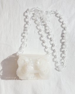 Mame KurogouchiTransparent Sculptural Micro Chain Bag - WHITE