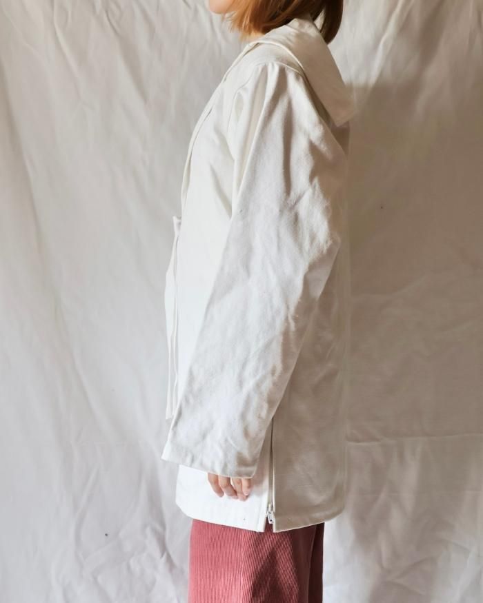 FUMIKA UCHIDA： CANVAS SAILOR TOP - OFF WHITE - ORANN ONLINE