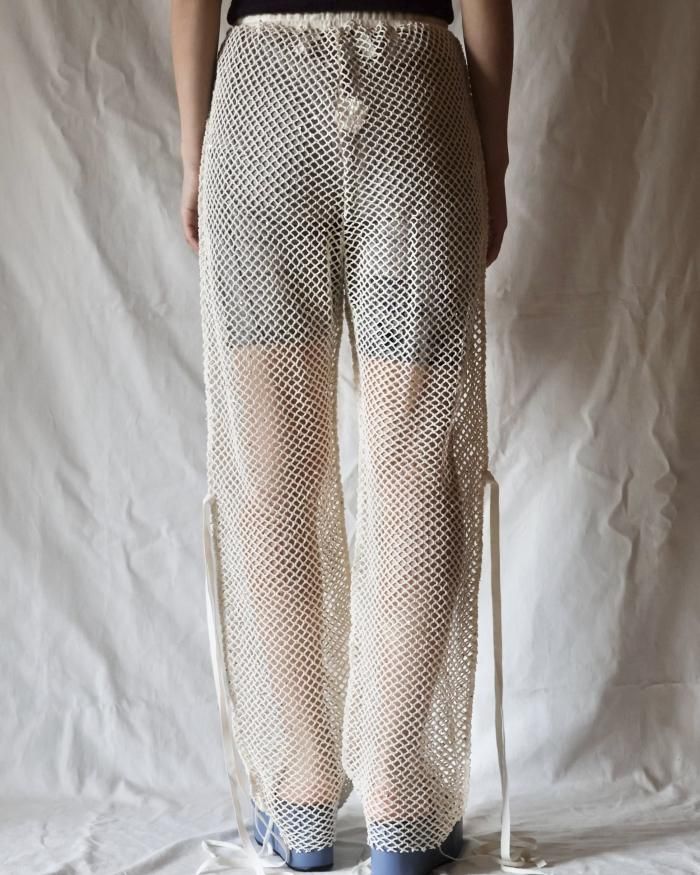 Midorikawa:SEQUIN MESH PANTS - IVORY - ORANN ONLINE SHOP Midorikawa:SEQUIN MESH PANTS - IVORY - ORANN ONLINE SHOP