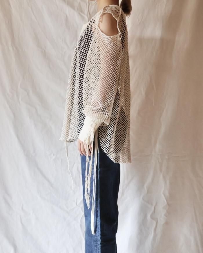 専用品　新品 Midorikawa ミドリカワ SEQUIN MESH MIDORIKAWA(ミドリカワ)SEQUIN MESH TANK TOP -IVORY-