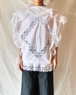 FUMIKA UCHIDALAWN CUSHION TOP OVERSIZED - WHITE