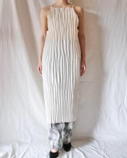 Ernie PaloPLEATS CAMI DRESS - WHITE