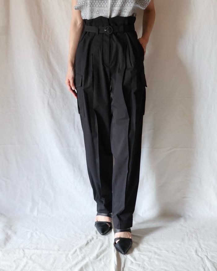 Mame Kurogouchi:Organic Cotton Twill High Waisted Cargo Mame Kurogouchi:Organic Cotton Twill High Waisted Cargo