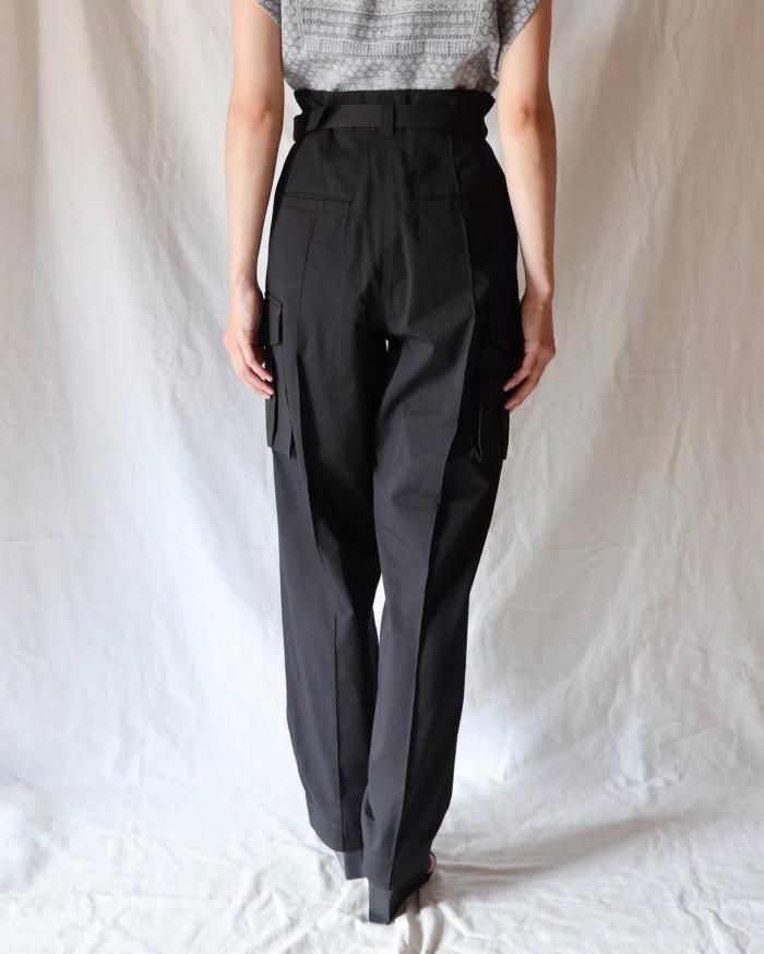 Mame Kurogouchi:Organic Cotton Twill High Waisted Cargo Mame Kurogouchi:Organic Cotton Twill High Waisted Cargo