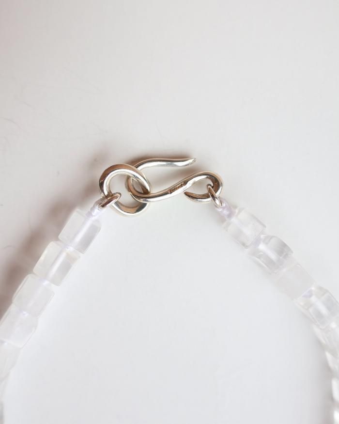 R.ALAGAN:CUBE STONE NECKLACE - WHITE JADE - ORANN ONLINE SHOP R.ALAGAN:CUBE STONE NECKLACE - WHITE JADE - ORANN ONLINE SHOP