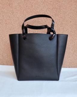 JW ANDERSONCOANER TOTE LEATHER BAG - BLACK