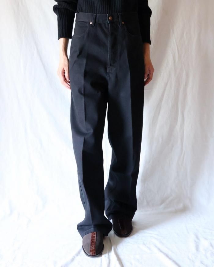 Cristaseya:HIGH WASTED BLACK DENIM - BLACK - ORANN ONLINE SHOP Cristaseya:HIGH WASTED BLACK DENIM - BLACK - ORANN ONLINE SHOP