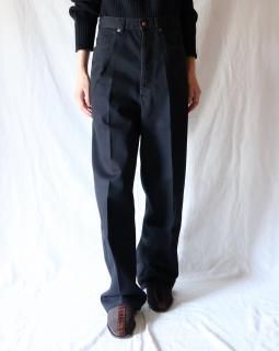 CristaseyaHIGH WASTED BLACK DENIM - BLACK