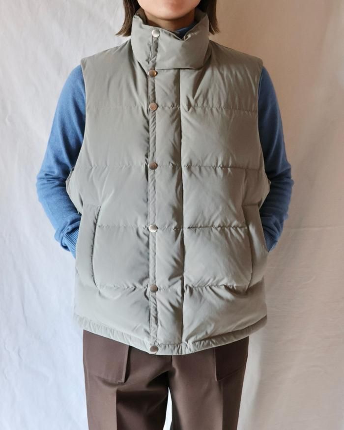 Ernie Palo：DOWN VEST - GRAY - ORANN ONLINE SHOP