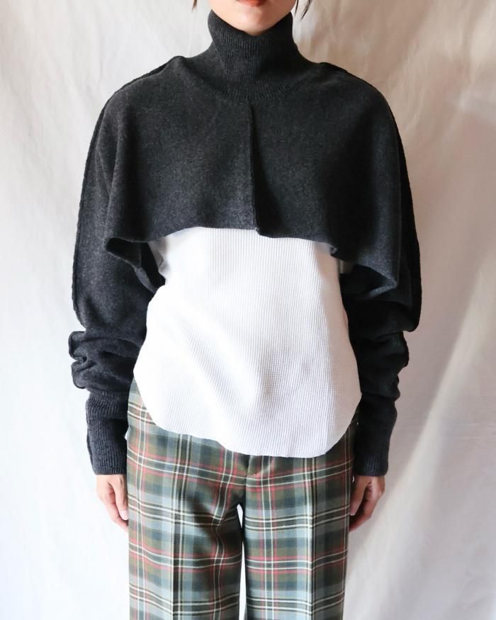 pelleq ：SHORT JUMPER - CHARCOAL - ORANN ONLINE SHOP