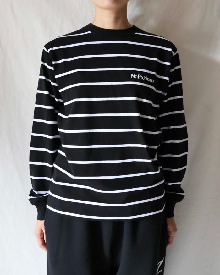 No Problemo Striped LS Tee Multi