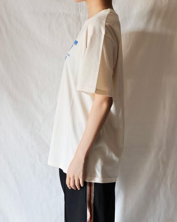 WALES BONNER:JAZZ T-SHIRT - IVORY - ORANN ONLINE SHOP WALES BONNER:JAZZ T-SHIRT - IVORY - ORANN ONLINE SHOP