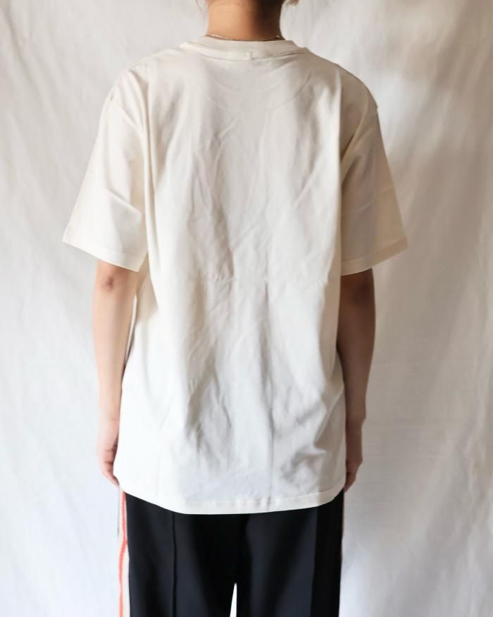 WALES BONNER:JAZZ T-SHIRT - IVORY - ORANN ONLINE SHOP WALES BONNER:JAZZ T-SHIRT - IVORY - ORANN ONLINE SHOP