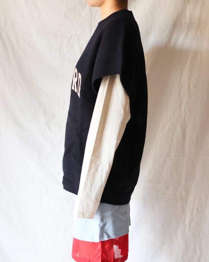 WALES BONNER:HOWERD KNIT VEST - NAVY - ORANN ONLINE SHOP WALES BONNER:HOWERD KNIT VEST - NAVY - ORANN ONLINE SHOP