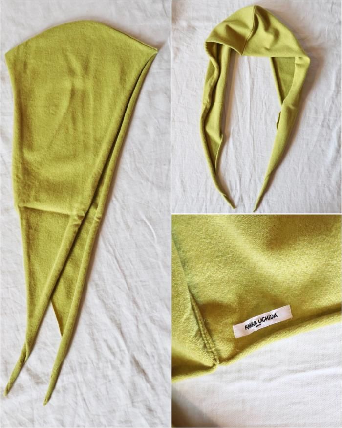 FUMIKA UCHIDA: CASHMERE HOODED STOLE - ORANN ONLINE SHOP FUMIKA UCHIDA: CASHMERE HOODED STOLE - ORANN ONLINE SHOP