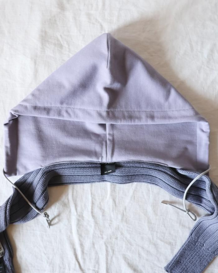 Meryll Rogge:HOOD W/SCARF - MAUVE - ORANN ONLINE SHOP Meryll Rogge:HOOD W/SCARF - MAUVE - ORANN ONLINE SHOP