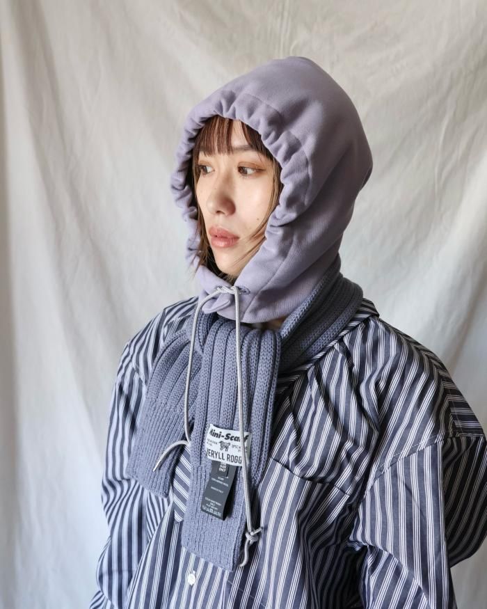 Meryll Rogge:HOOD W/SCARF - MAUVE - ORANN ONLINE SHOP Meryll Rogge:HOOD W/SCARF - MAUVE - ORANN ONLINE SHOP