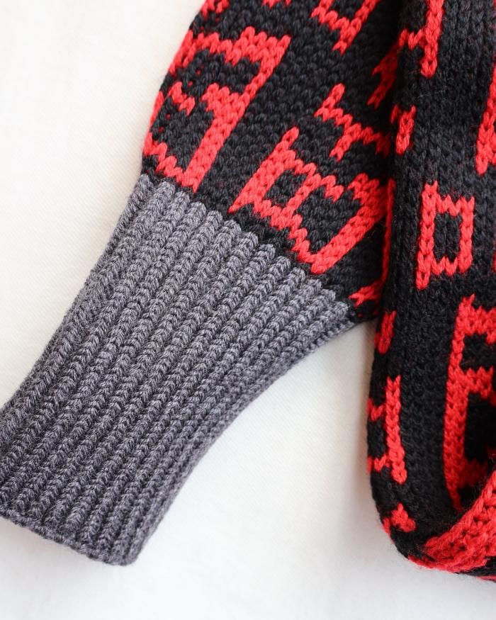 Meryll Rogge:OPIC MINI SCARF - RED/BLACK - ORANN ONLINE SHOP Meryll Rogge:OPIC MINI SCARF - RED/BLACK - ORANN ONLINE SHOP