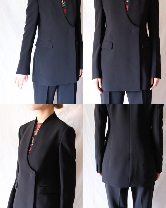 【kuroineko様】専用　黒長袖M　② Double Jersey I－Line Dress | Mame
