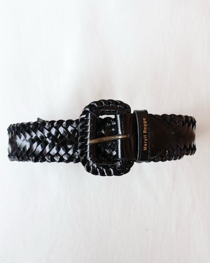 Meryll Rogge レザーベルト Meryll Rogge:LEATHER BELT - BLACK - ORANN ONLINE SHOP