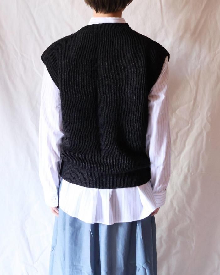 CristaSeya クリスタセア WASHI PAPER ジレ 25ss ギャルドローブ | 25ss cristaseyaクリスタセヤからwashi paper zilet