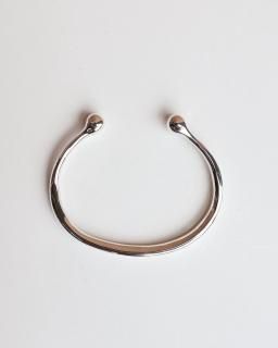 R.ALAGAN：THIN FIBULA BANGLE - SILVER