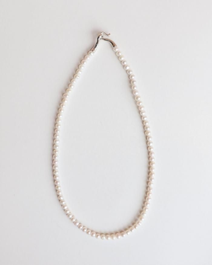 R.ALAGAN:BABY PEARL COLLAR - SILVER - ORANN ONLINE SHOP R.ALAGAN:BABY PEARL COLLAR - SILVER - ORANN ONLINE SHOP