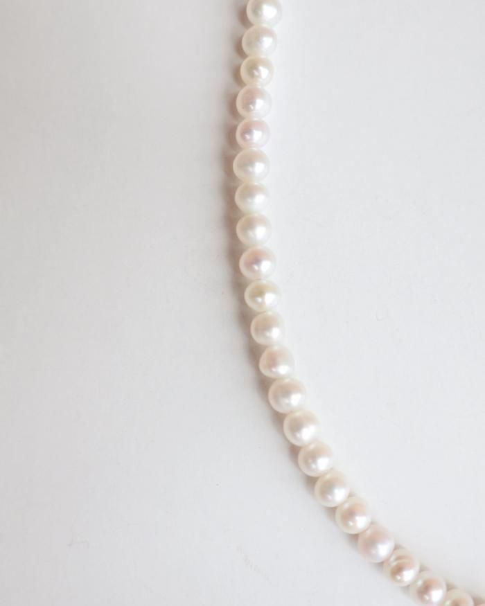R.ALAGAN：BABY PEARL COLLAR - SILVER - ORANN ONLINE SHOP