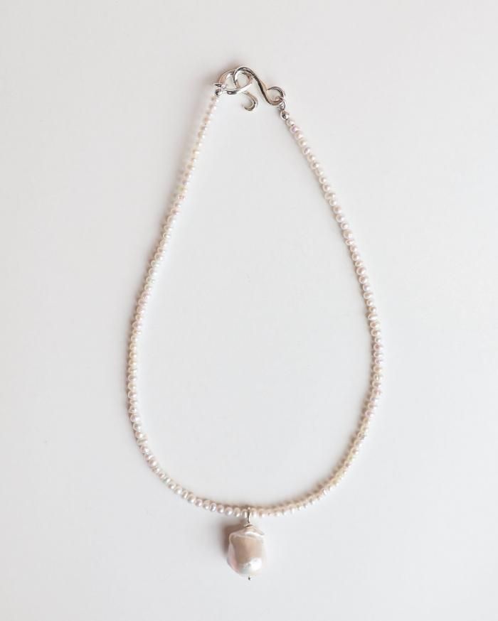 R.ALAGAN:AUDREY NECKLACE - SILVER - ORANN ONLINE SHOP R.ALAGAN:AUDREY NECKLACE - SILVER - ORANN ONLINE SHOP