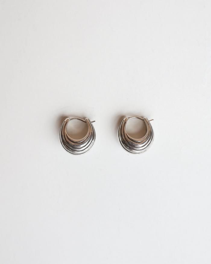 R.ALAGAN:SHIMA HOOPS - SILVER - ORANN ONLINE SHOP R.ALAGAN:SHIMA HOOPS - SILVER - ORANN ONLINE SHOP