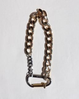AriesColumn Carabiner Gold Chunky Necklace - GOLD