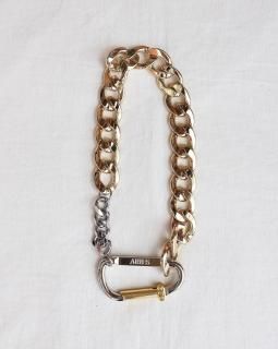 AriesColumn Carabiner Gold Chunky Necklace - GOLD
