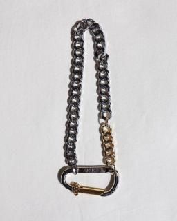AriesColumn Carabiner Silver Necklace - SILVER