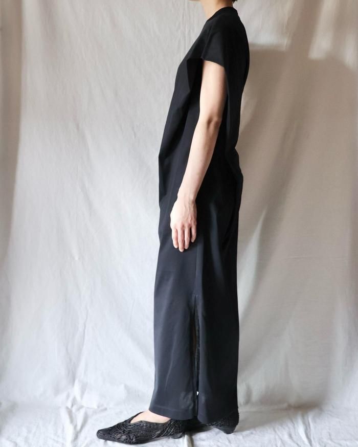 ワンピース mame kurogouchi Cotton Jersey Dress Cotton Jersey Dress(1 PURPLE): Mame Kurogouchi: WOMENS