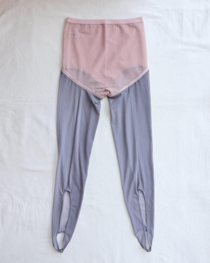 OVERNEATH：NET LEGGINGS - GREY - ORANN ONLINE SHOP