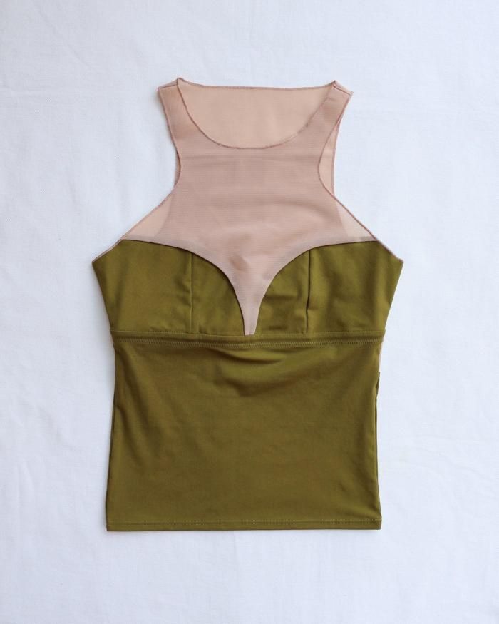 OVERNEATH BRA043 SMOOTH NET ライムグリーン OVERNEATH BRA043 SMOOTH NET ライムグリーン