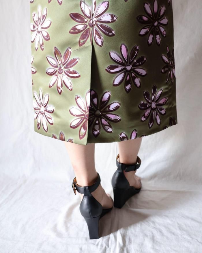 Meryll Rogge:MIDI STRAIGHT SKIRT - KHAKI - ORANN ONLINE SHOP Meryll Rogge:MIDI STRAIGHT SKIRT - KHAKI - ORANN ONLINE SHOP