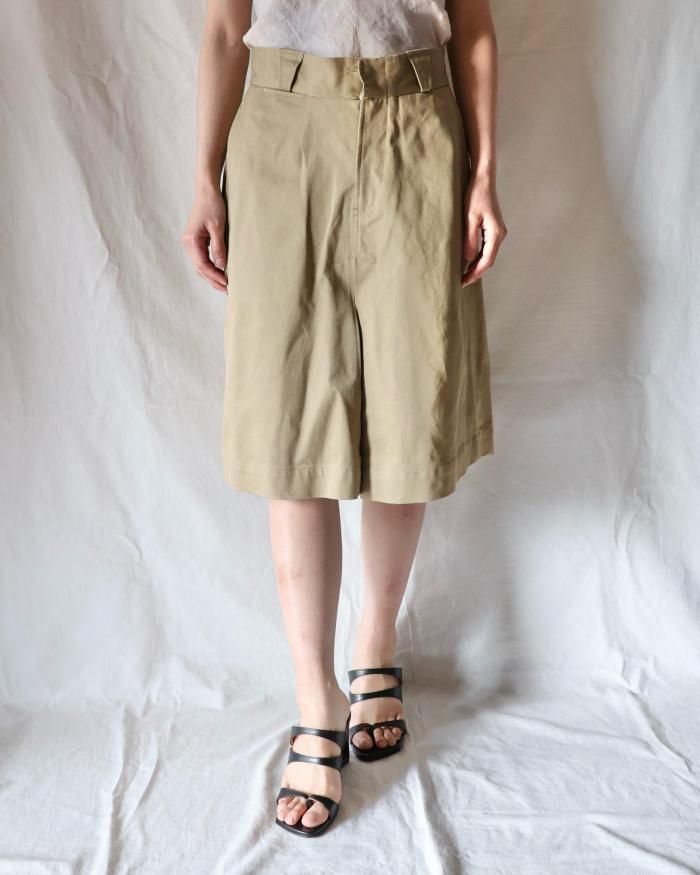 FUMIKA UCHIDA ブラウン ストライプ ショートパンツ FUMIKA_UCHIDA - FUMIKA UCHIDA PLAID TRUNK SHORTS ショート