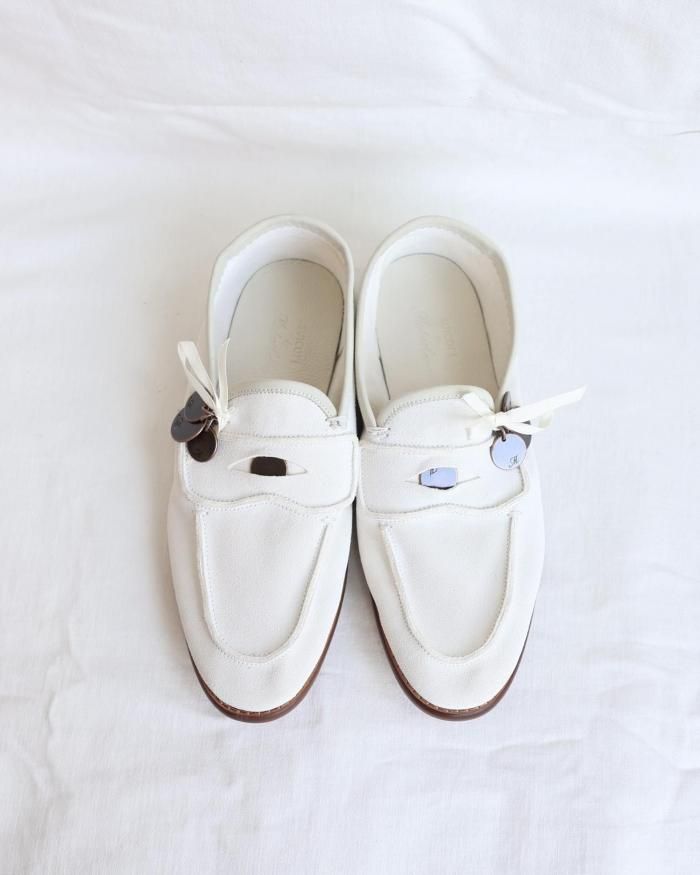 Midorikawa：COIN LOAFERS - WHITE - ORANN ONLINE SHOP