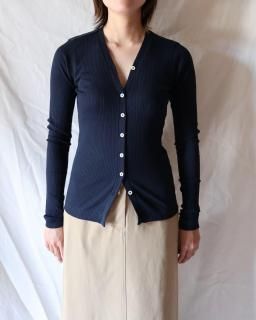 Ernie Palo】Rib tight Skirt アーニーパロ ネイビー Ernie Palo