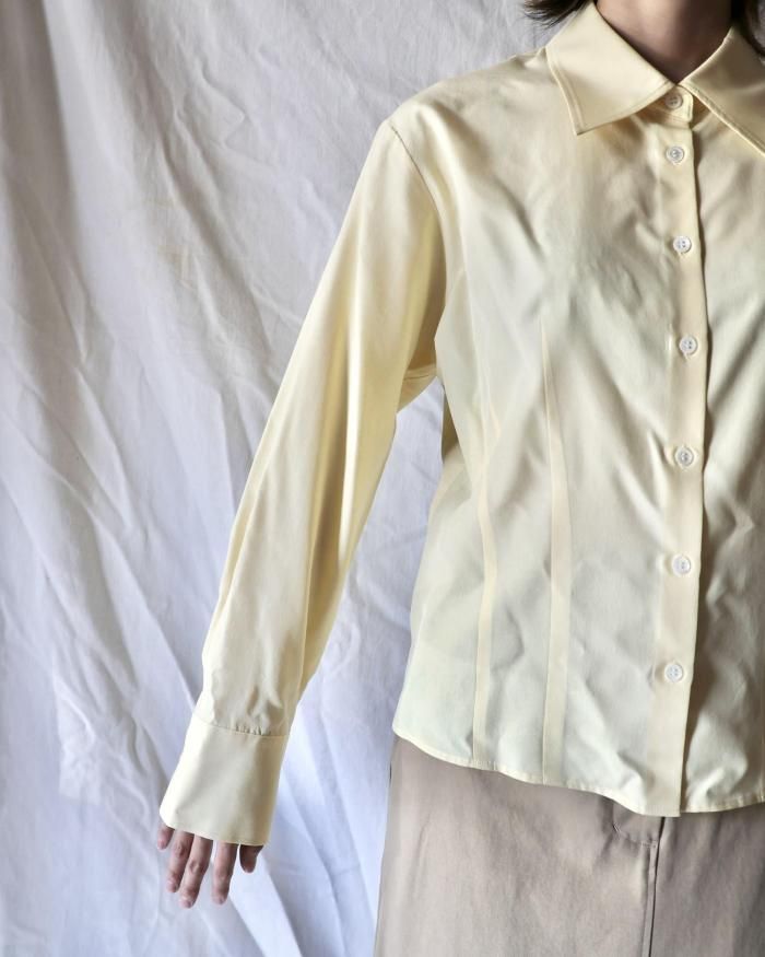 s*a様 【限定SALE】 Ernie Palo Silk Darts Shir Ernie Palo：SILK DART SHIRT - YELLOW - ORANN ONLINE SHOP