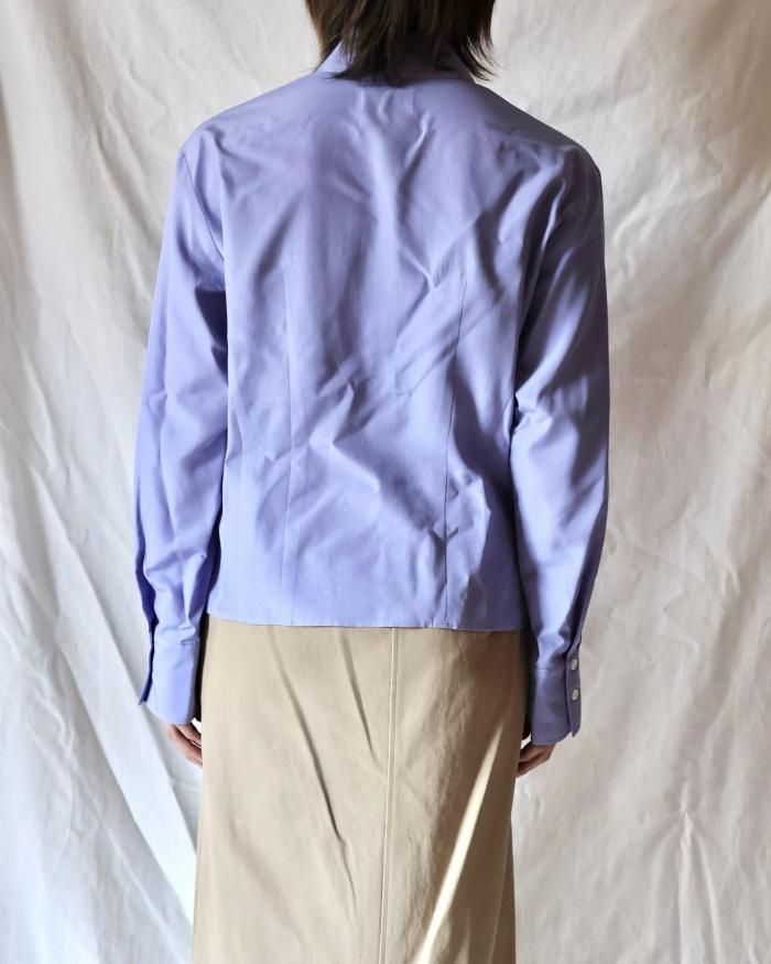 Ernie Palo：SILK DART SHIRT - PURPLE - ORANN ONLINE SHOP