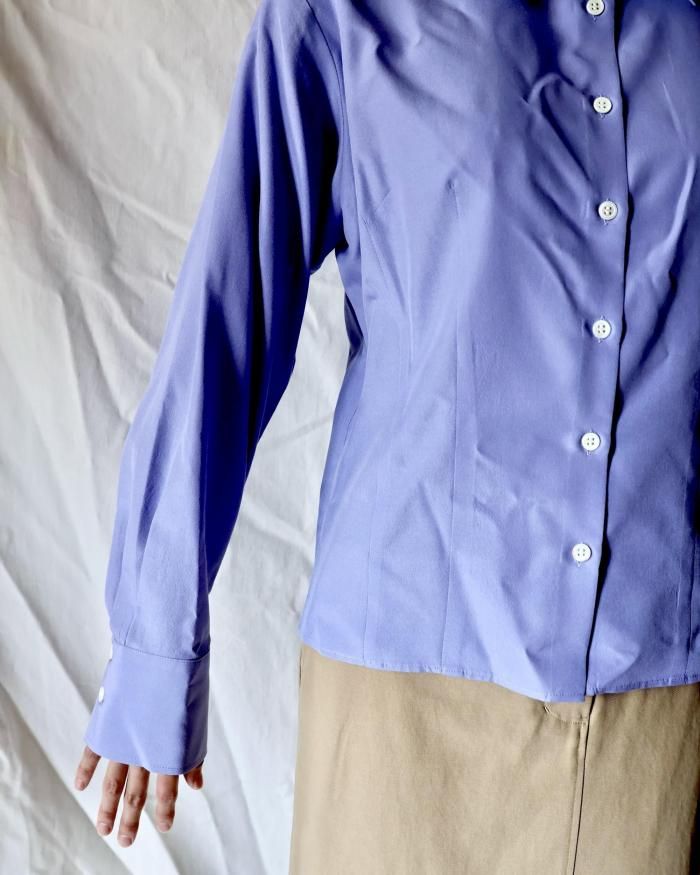 Ernie Palo：SILK DART SHIRT - PURPLE - ORANN ONLINE SHOP